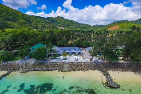 Luftaufnahme des Hotels